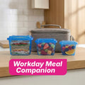 Square Container - Clear Tint - 3 Piece Mixed Size