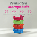 Storage Rack - Solid Colour - 4 Layers