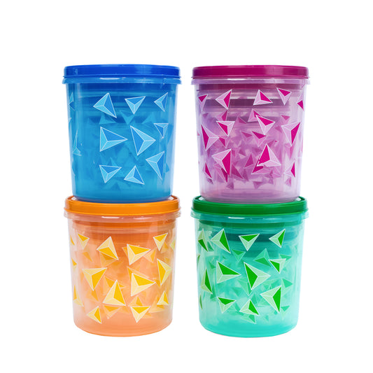 Super Fresh Container 4 Piece set (1.5 Ltr, 3 Ltr, 5 Ltr, 7.5 Ltr)