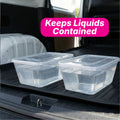 Take away Container 1000 ml - Trans Bottom & Cover (100 pack)