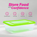 Take away Container 650 ml - Coloured Bottom & Coloured Cover (100 pack)