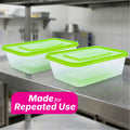 Take away Container 650 ml - Coloured Bottom & Coloured Cover (100 pack)