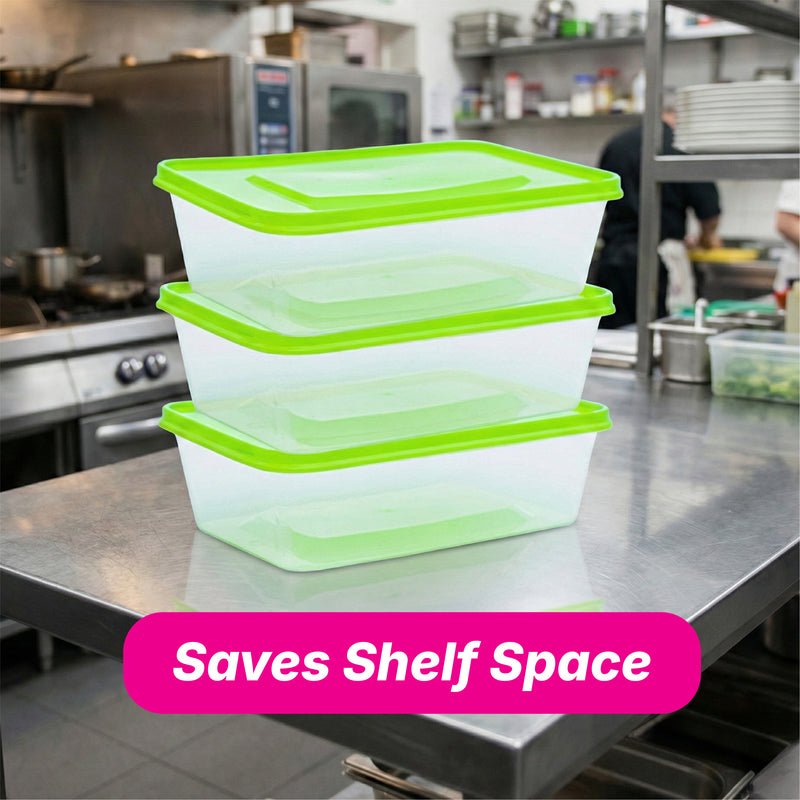 Take away Container 650 ml - Coloured Bottom & Coloured Cover (100 pack)