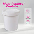 Tamper Proof Container Bttm inc Cover - White - 1 Ltr