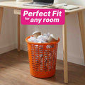 Waste Paper Basket - Round - Solid Colour - 13 Ltr