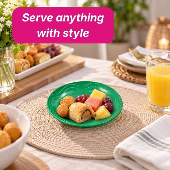 Wave Dining Side Plate - 6 Inches