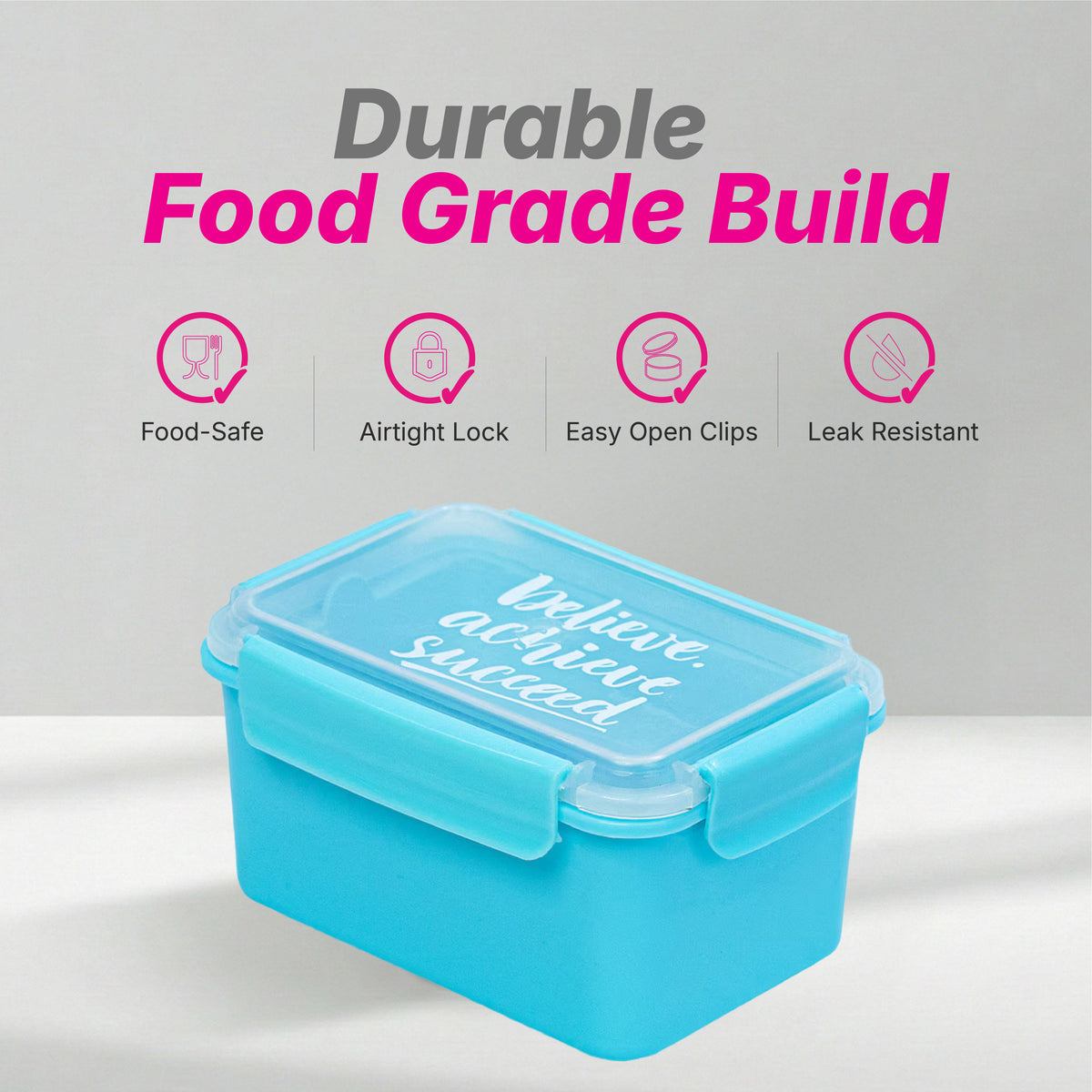 Yummy Fresh Lunch Box - Solid Colour - 1060 ml