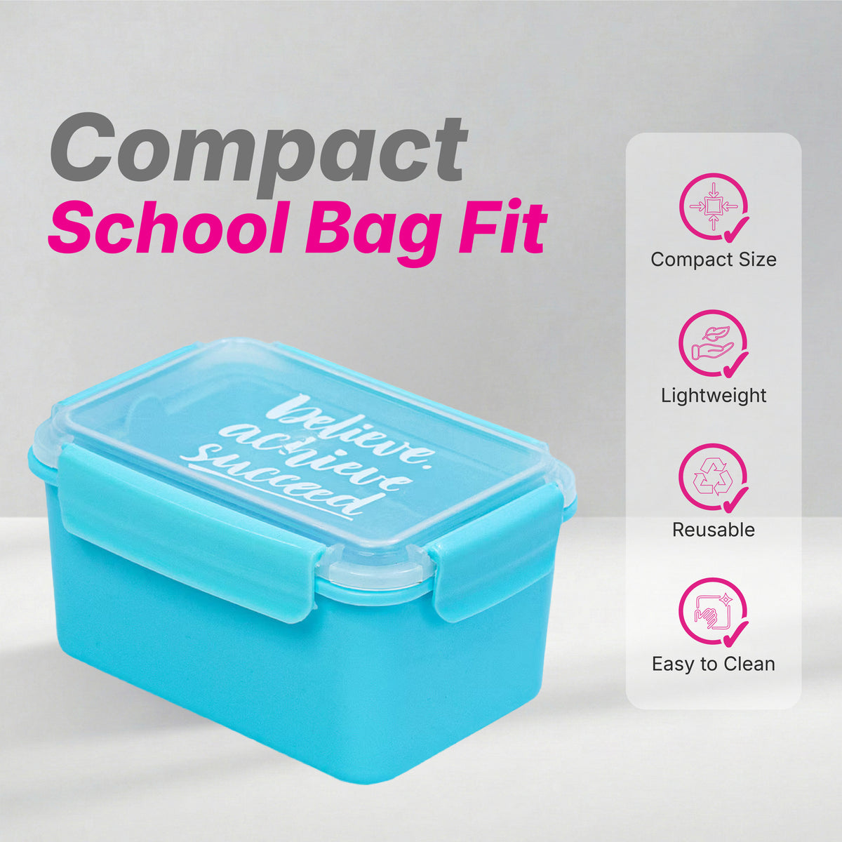 Yummy Fresh Lunch Box - Solid Colour - 1060 ml