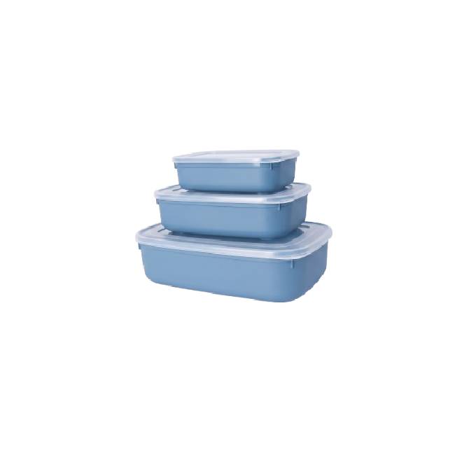 Viva Container Everyday - Solid Colour - 3 Piece Mixed Size Small